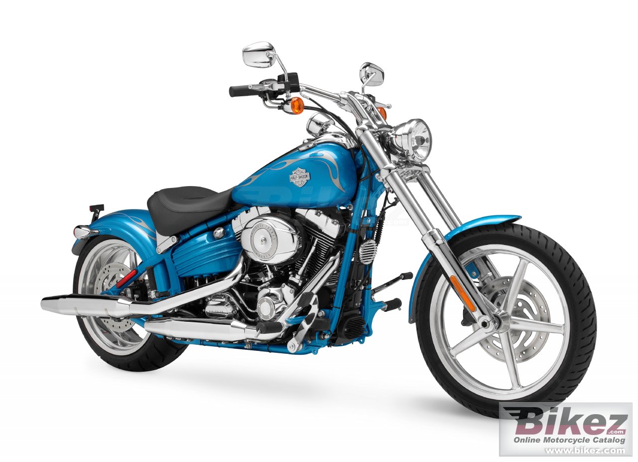 Big Harley-Davidson fxcwc softail rocker c picture and wallpaper from Bikez.com